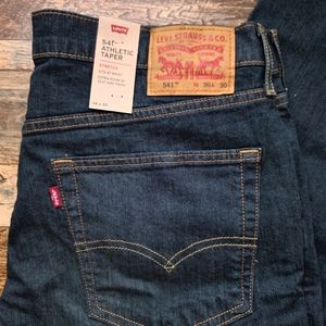 541 Levi's ATHLETIC TAPER MEN'S JEANS Size  36 x 30 Brand New